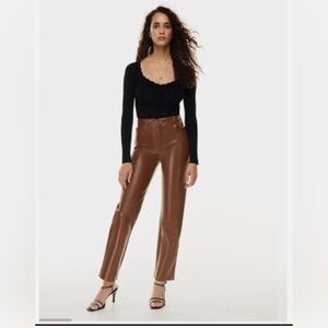 NWT Wilfred Melina Vegan Leather Pants